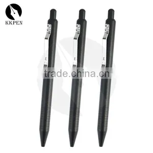KKPEN Black Retractable Ball Pen With Personalized Logo thumbnail-1