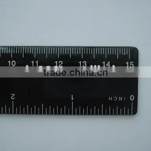 Office Supply Logo Printed 15cm Plastic Ruler thumbnail-2