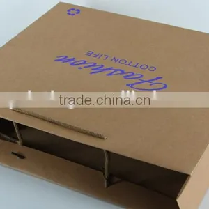 Custom High Quality Brown Kraft Paper Carrier Bags With Free Samples thumbnail-2