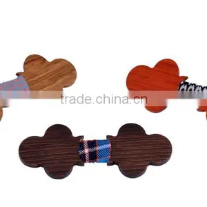 2016 New Cute Mens Spade Wooden Bow Tie Wholesale thumbnail-5