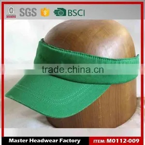 Long Bill Plastic Sun Visor Cap thumbnail-1