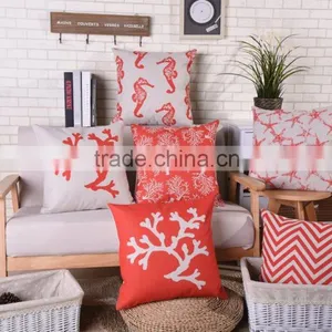 Wholesale Printed Logo Linen Vacuum Cushion Sofa Chair Cushions thumbnail-1