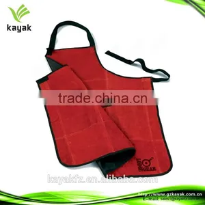 Custom Printed Red Cheap Wholesale Apron Promotional Gift Apron thumbnail-1