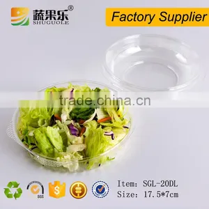 Transparent Take Away Plastic Salad Box With Lid thumbnail-5