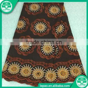 2016 Africa Waxed Printed Cotton Fabric for Clothing thumbnail-1