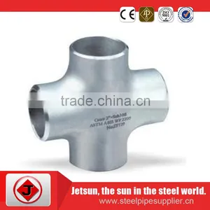 Variously Used Stainless Steel 4-way Cross Pipe Fitting in China thumbnail-1