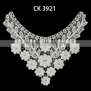 100% Cotton Fabric Fashion Embroidery Latest Women Collar Designs thumbnail-2