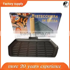 Best Quality Indoor / Outdoor Korea Style Non-stick Cast Iron Bbq Grill Pan thumbnail-1