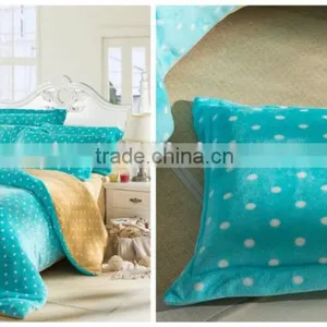 Polyester Colorful Print Flannel Fleece Blanket thumbnail-3