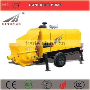 DHBT60S-13-118 Diesel Engine Trailer Concrete Pump for Sale With CE Certificated thumbnail-1