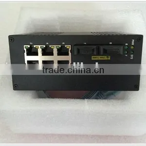 8 Port Switch 2x100M FX and 6x10/100MBase TX Din-rail Managed PoE Industrial Switch P608A thumbnail-3