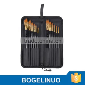 Bomega 12 Pieces Oil Paint and Acrylic Artist Paint Brush Set Wholesale thumbnail-1