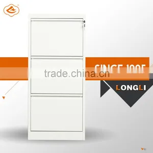 Vertical 3 Drawer Steel Filing Cabinet for File Storage in Office thumbnail-2