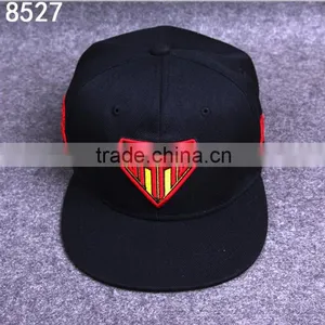 Custom Metal Plate Snapback Hat Embroidery Your Own Logo Good Quality Sport Cap thumbnail-2
