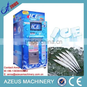 High Quality Ice Cube Vendor With Coin and Bill Operated System/ice Vending Machine thumbnail-1