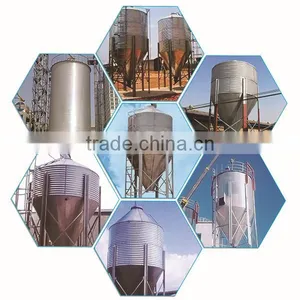 CNC Processed Silo for Powder Grain Cement Wheat Paddy Storage Silo thumbnail-1