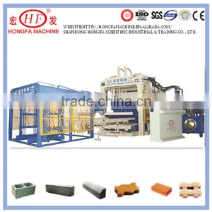 QT12-15D Automatic Hydraulic Hollow Block Making Machine thumbnail-1