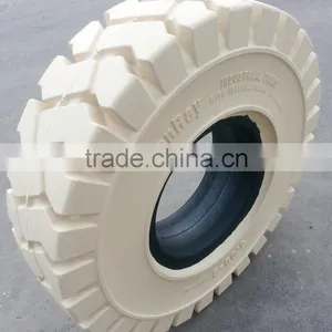 Non Marking Forklift Tires 600-9 White From China thumbnail-3