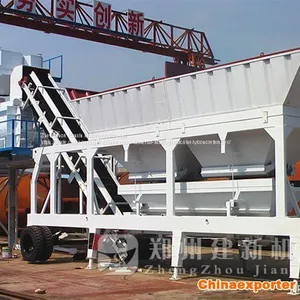 2017 Горячая продажа мобильной бетонной смесительной установки YHZS75 производительностью 75 кубометров в час thumbnail-1
