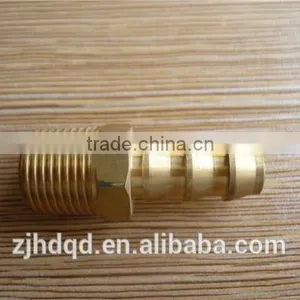 CNC Brass Male Straight Hose Barb Fitting , Hose Oupling thumbnail-4