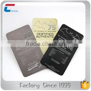 Custom Metal Material Printing Card Samples thumbnail-1