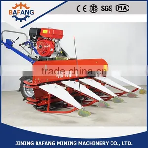 2017 HOT SALES 4G 120 Mini Rice Combine Harvester thumbnail-1
