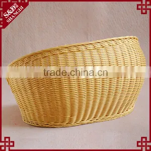 Multi Sizes Washable Plastic Rattan Woven Funny Pet Basket Wholesale Dog Beds thumbnail-3
