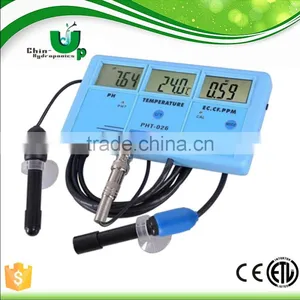 6 in 1 Multi Parameter Water Testing Monitor PH / RH / EC / CF / Temp Water Quality Tester thumbnail-1