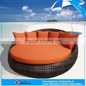 Leisure Rattan Outdoor Furniture Wicker Round Bed Garden Furniture thumbnail-4