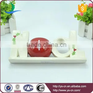 Home Decoration Solid " NOEL" Shape Ceramic Sign thumbnail-4
