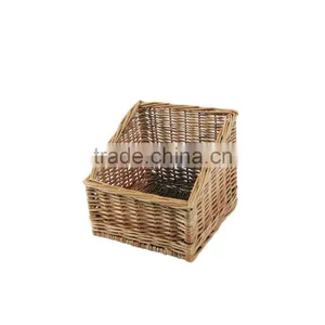 Small Angled Top Wicker Display Basket thumbnail-1