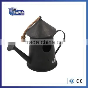 Metal Pot Bird Nest Watering Design Bird Nest Bird Feeder thumbnail-1