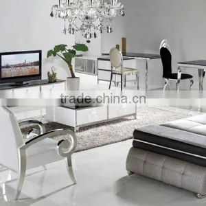 Modern Hotel Furniture Glass Kitchen Table With Low Price TH299 thumbnail-3