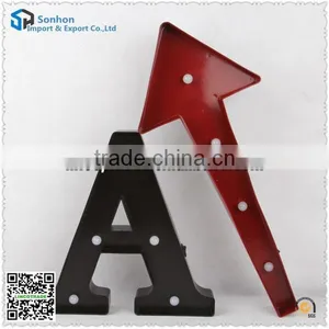 Plastic LED Lighted With Battery /Letter"A"&" Arrowhead" Decoration Light thumbnail-4
