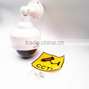 Wireless Dummy Speed Dome Security Camera, Waterproof LED Flashing Red Light Realistic CCTV Camera For Wholesale thumbnail-2