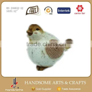 12 Inch Garden Ornament Fiberglass Bird Animal Statues Life Size thumbnail-1