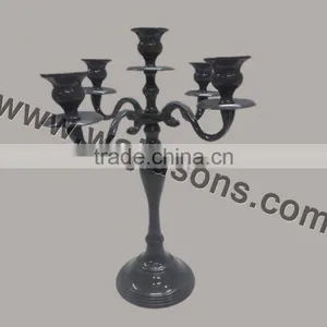 Black Candelabra Centerpieces Wedding & Wholesale Wedding Black Candelabra thumbnail-1
