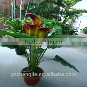 LXY081141wholesale Fake Calla Lily Bonsai Plants Artificial Flower Bonsai thumbnail-1