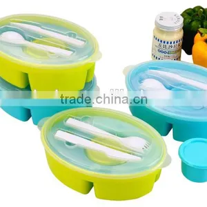 Food Grade Lunch Box With Cooling Pack & Food Grade Salad to go Box With Cooling Pack thumbnail-1