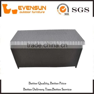 Traditional Cube Storage Rattan Box Wicker Furniture thumbnail-1