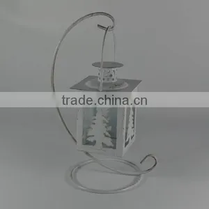 Metal Mini Lantern With Metal Stand thumbnail-5