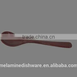Melamine Dark Brown Spoon thumbnail-1