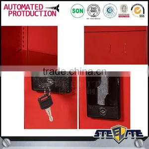 2 Door Steel Clothes Storage Locker Cabinet Metal Closet Wardrobe thumbnail-6