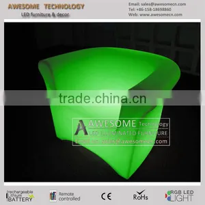 RGB LED LIGHT Bride and Groom Chair thumbnail-1