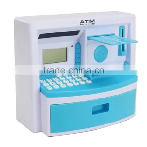 2015 Mini Children Kids Games Plastic Voice ATM Bank Toy Money Saving Banks From ICTI Dongguan Manufacturer thumbnail-1