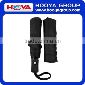Novelty Black Full-automatic Rain Umbrella Parasol Windproof Foldable Sunshade Auto Open Close Umbrella thumbnail-2