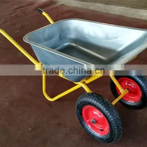 Hot Selling Heavy Duty Industrial Zinced Wheel Barrow thumbnail-1