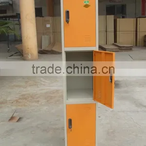 Single Side Three- Door Metal Locker for Home ,School and Dormitory thumbnail-2