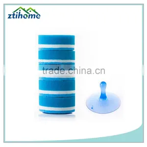 Multicolor Double Sided Cleaner Dishwashing Round Sponge Pads With Suction Cup Pack thumbnail-2