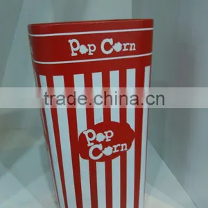 Square Taperd Popcorn Tin thumbnail-1